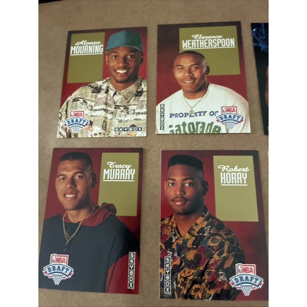 92-93‎ Skybox Draft Pick Insert 7 Card Lot Mourning Horry Davis Weatherspoon